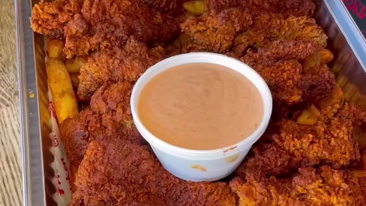 Crispy fried chicken