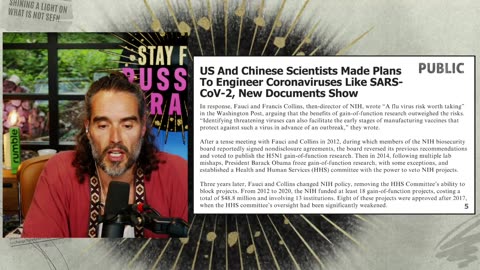 Russell Brand: It's Over. Fauci's F*cked Now - 6 May 2024