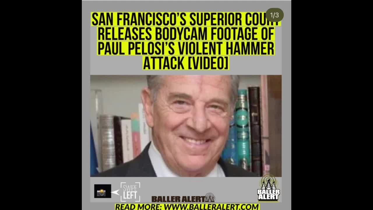 Paul Pelosi’s violent hammer 🔨 attack!….