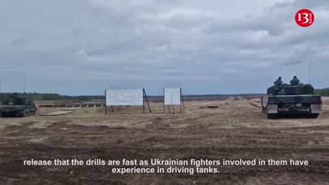 Some 105 Ukrainian servicemen receiving training with Leopard 2А4 tanks in Poland