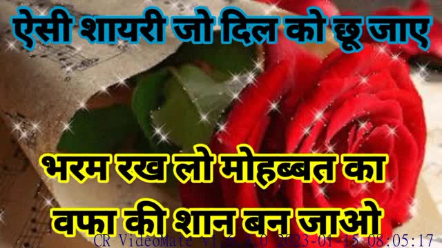 सिर्फ एक बार कह दो कि तुम मेरे होRomantic shayariGulzar shayarivideo status