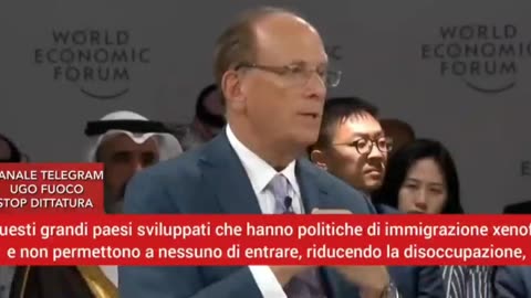 Larry Fink - Depopolamento positivo per sostituire gli uomini con i robot ad AI