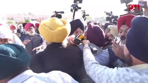 Shots were fired at Sukhbir Singh Badal, the leader of Shiromani Akali Dal party