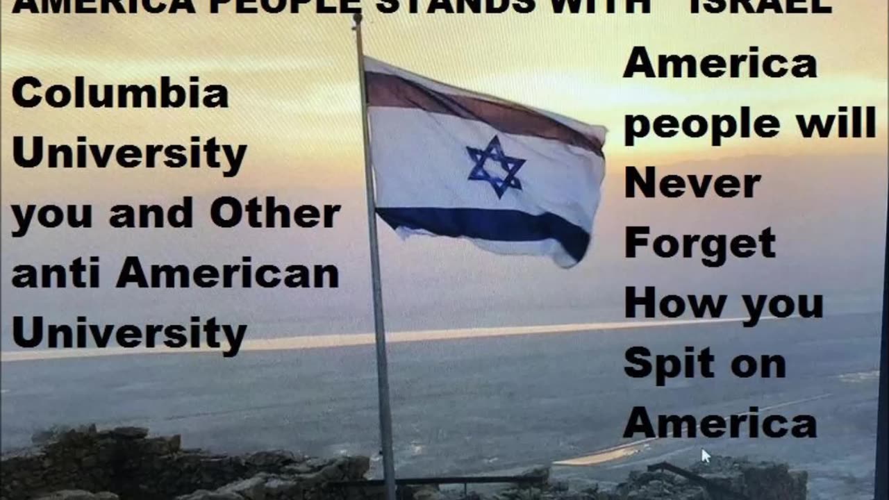 America People Stand With The Jewish State of Israel