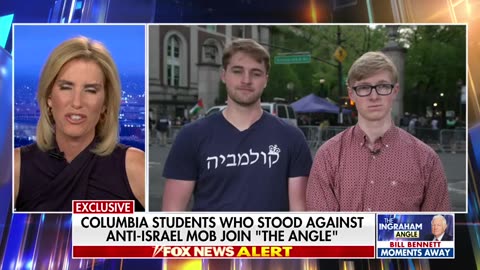 Columbia students who stood against anti-Israel mob speak out