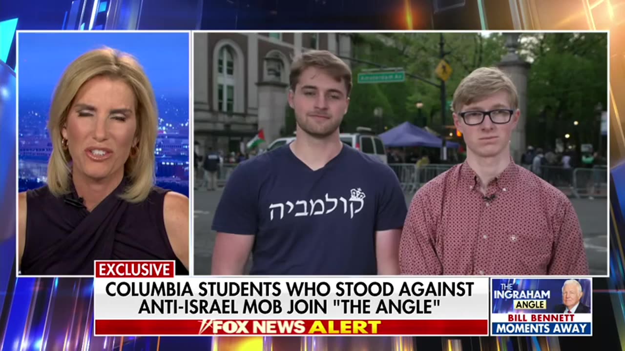 Columbia students who stood against anti-Israel mob speak out