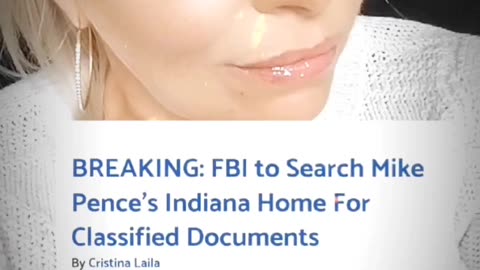 Breaking news FBI to search pence's home