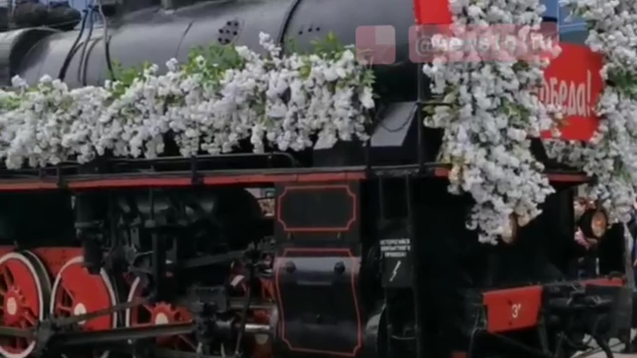 Crimea's "Victory Train", in commemoration of May the 9th