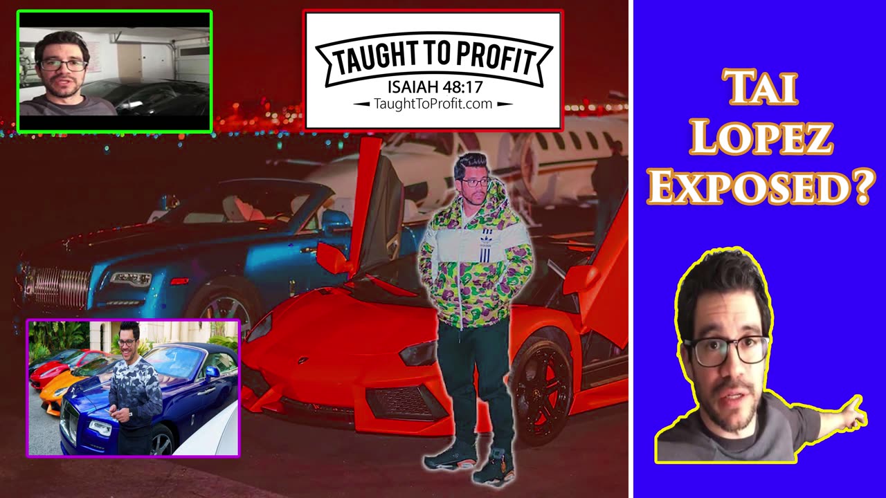 Tai Lopez Exposed For Renting Houses And Cars? Why Some Of The Poor Attack Other People's Success!