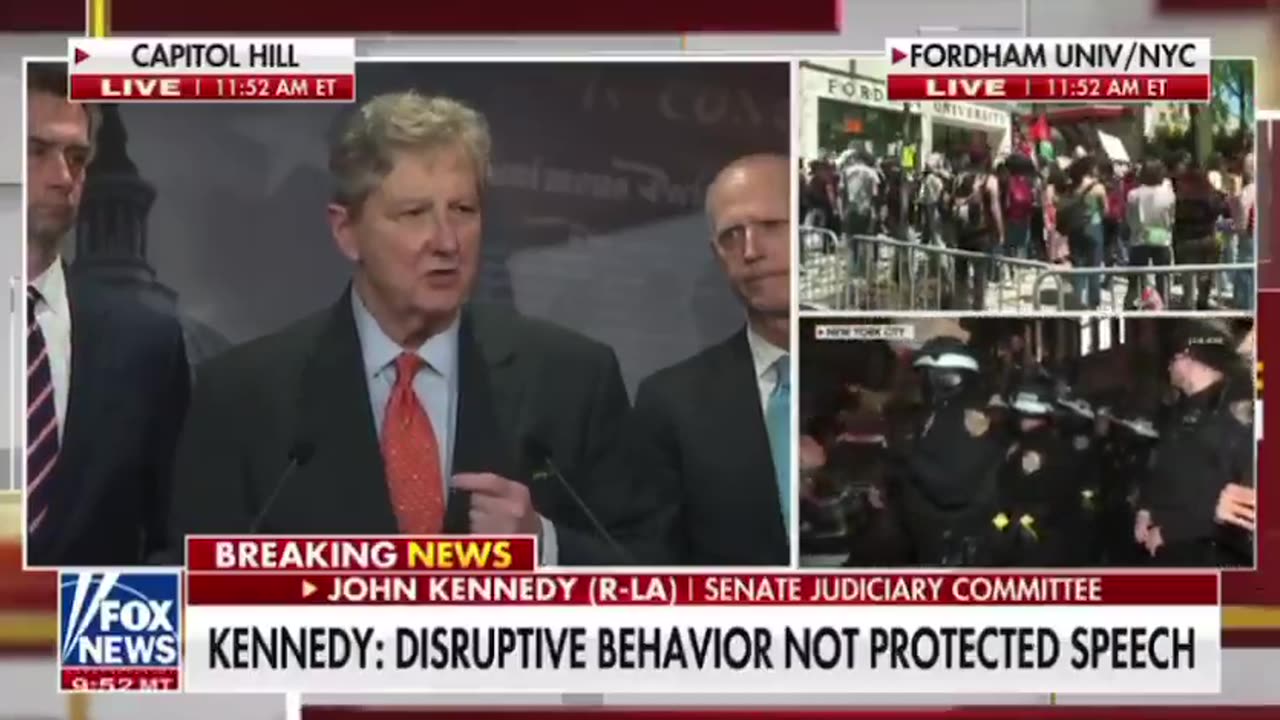 Sen. Kennedy: "Biden is scared to death to alienate the Hamas wing of the Democratic Party"