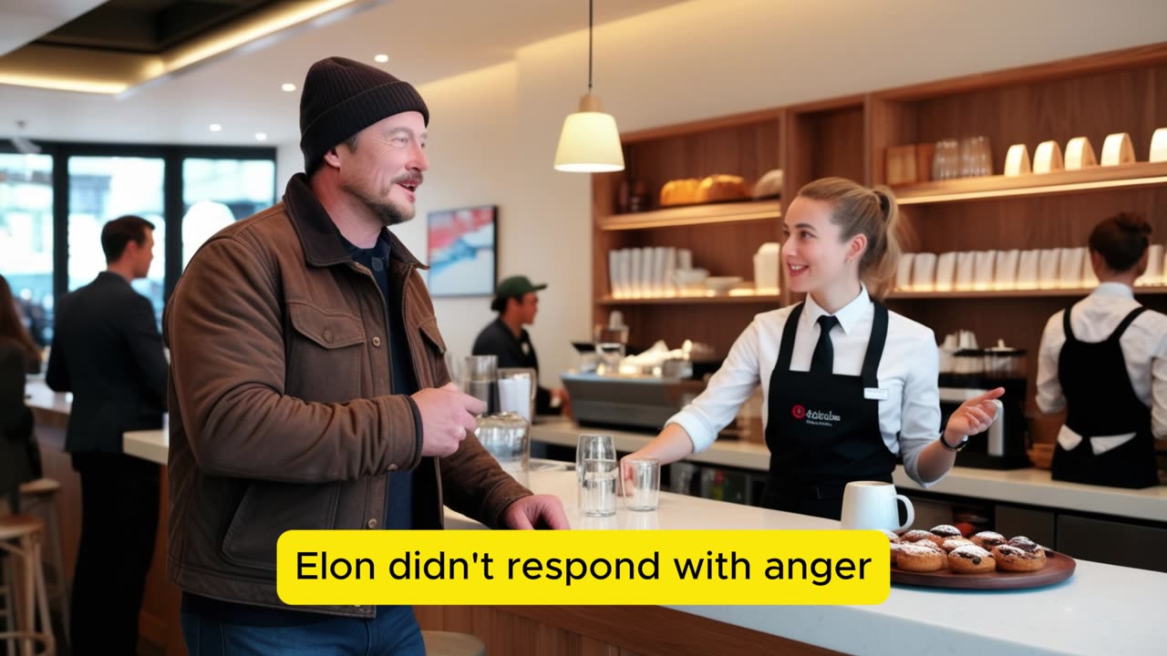 Elon Musk Goes Undercover as Homeless to Test a Café – The Ending Will Surprise You!