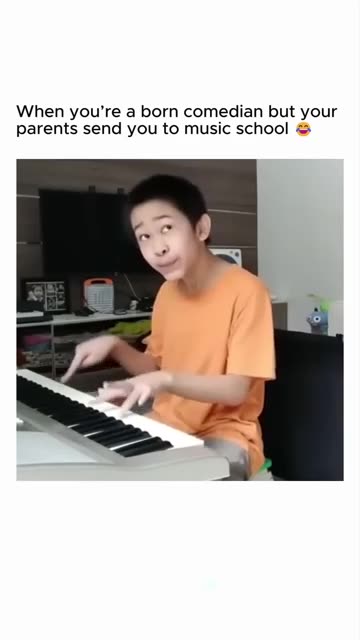 Born comical and forced music lessons