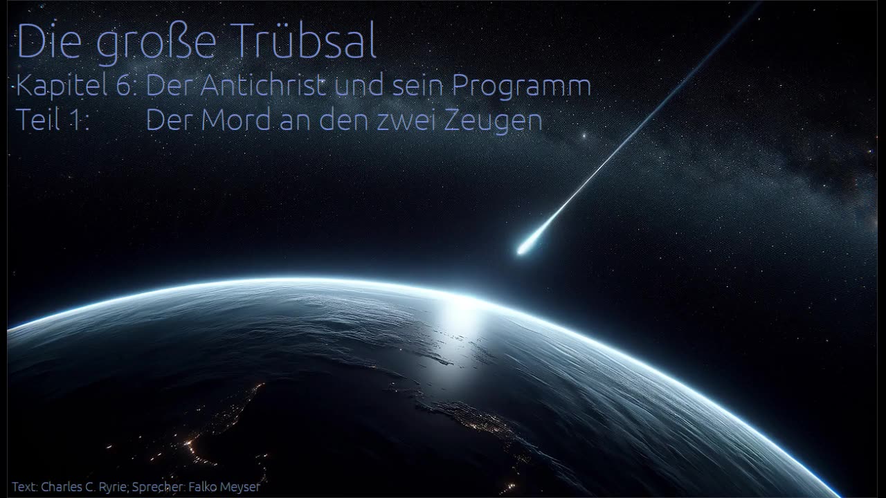 Die große Trübsal - Kapitel 6: Der Antichrist - Teil 1: Der Mord an den zwei Zeugen