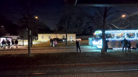 Prague Christmas Tram