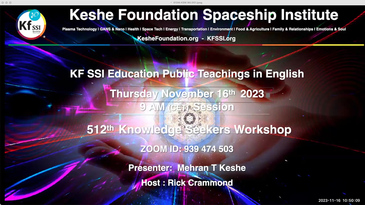 512th Knowledge Seekers Workshop November 16, 2023