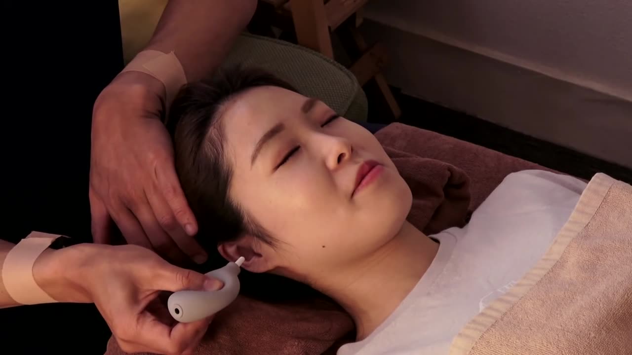 ASMR Sleepy Ear Massage / Ear Cleaning