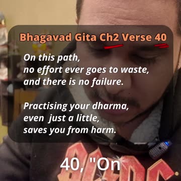 Krishna's advice to overcome laziness/procrastination (Daily Gita Study Day 51)
