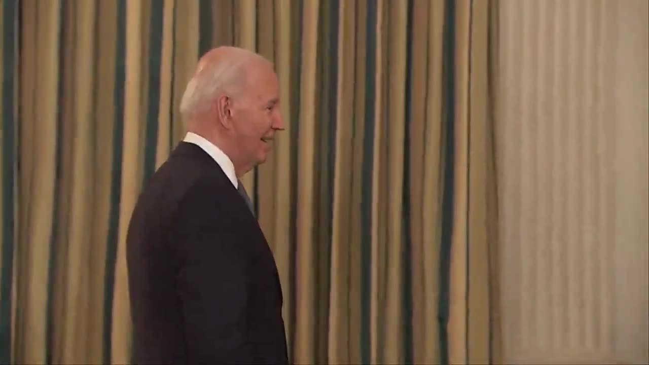 Biden Cracks Sinister Smile When Asked If Trump Is A 'Political Prisoner'