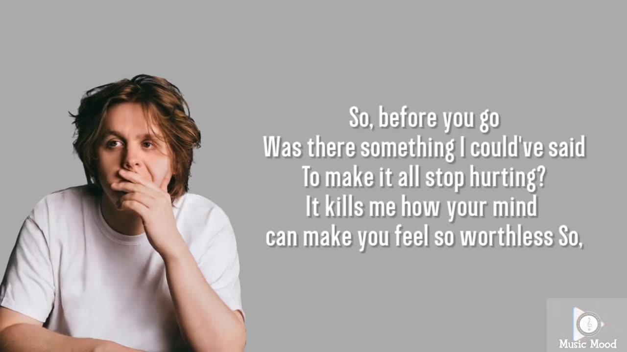 Before You Go - Lewis Capaldi - || Lyrics.