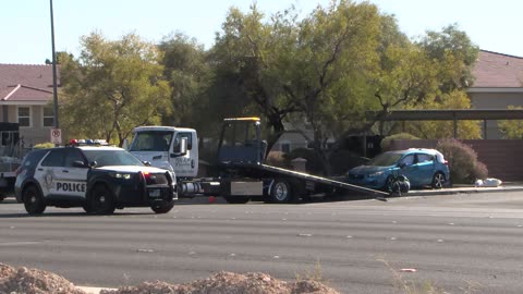 3 in custody after police chase leads to crash in Las Vegas