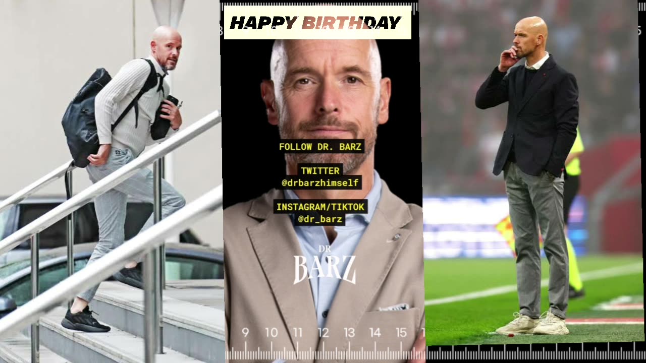 ERIC TEN HAG HAPPY BIRTHDAY