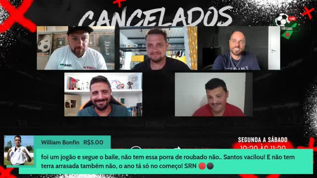 Os Cancelados 30/01/23 - Jorge Nicola fala sobre o empréstimo do Jeffinho ao Lyon da França