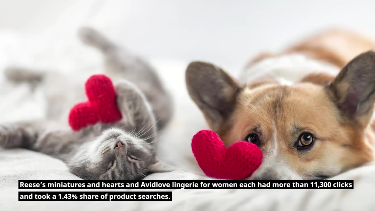 Valentine's Day product searches on Amazon rise year over year