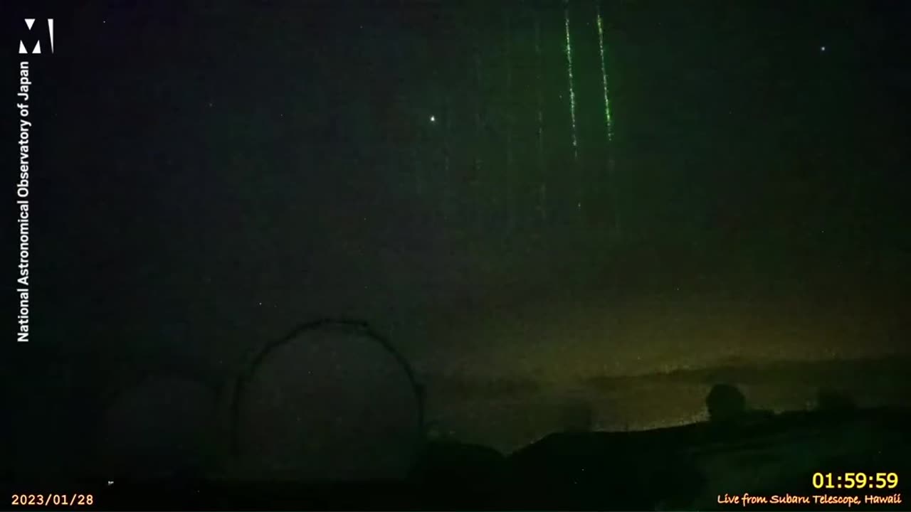 Suspected Chinese "environment monitoring satellite" beams green laser from space over Hawaii