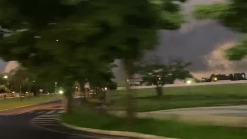 Strange Cloud Formation Hangs Low in the Sky