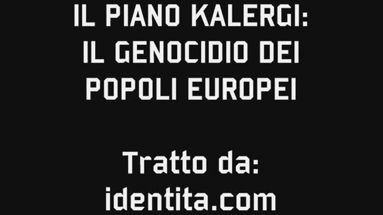 Il piano Kalergi