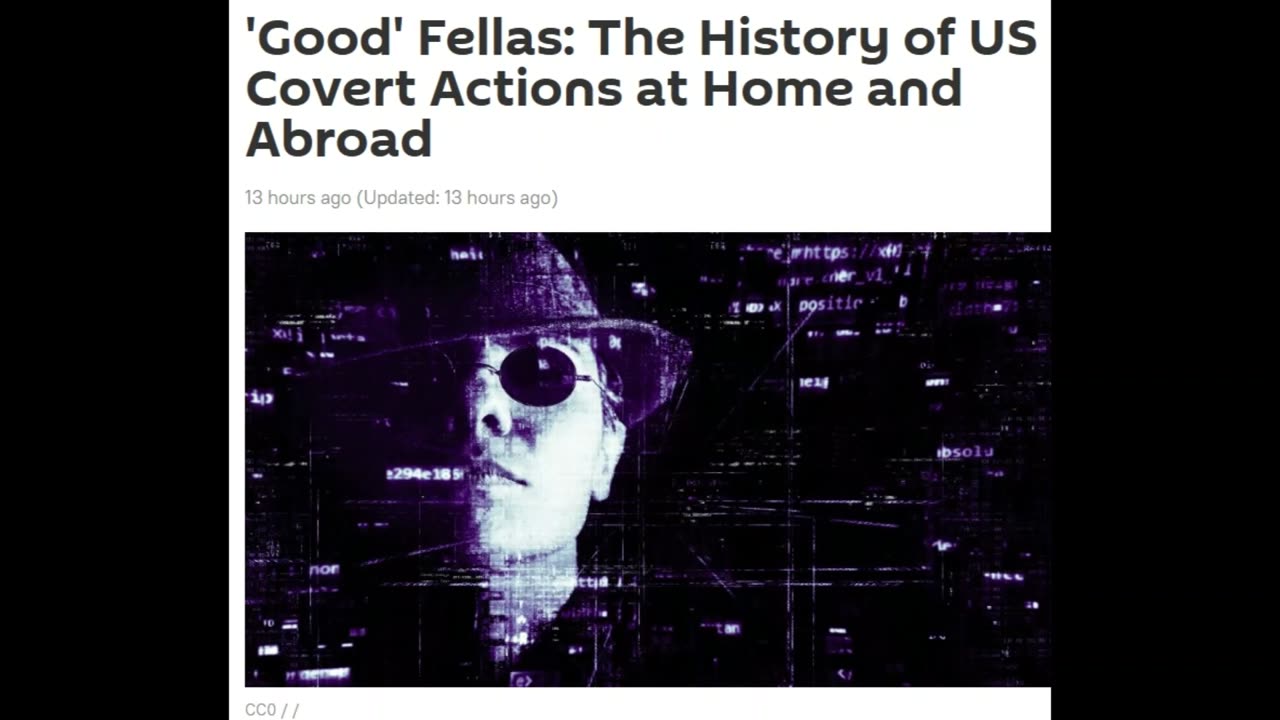HISTORY OF UNITED STATES COVERT ACTIONS HOME AND ABROAD