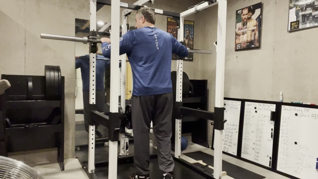 1_25_23 Squat 245lbs x 3,4,5 shut up and lift
