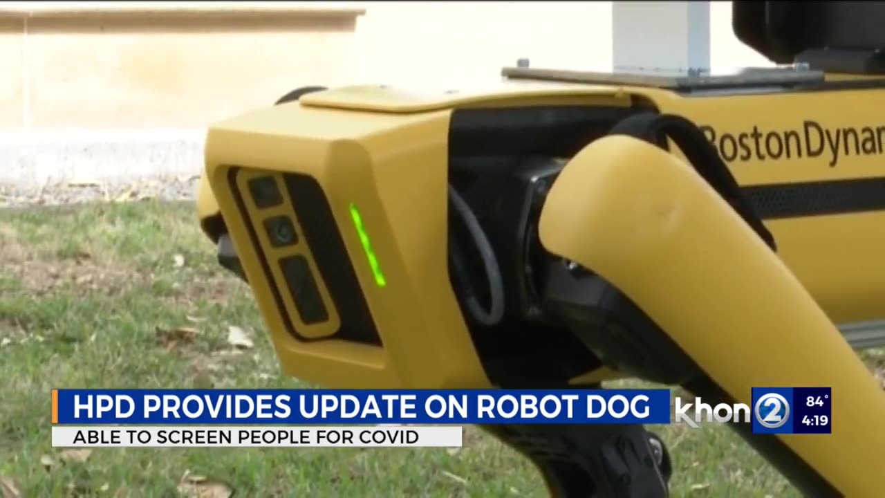 Il dipartimento di polizia di Honolulu utilizza un cane robot..