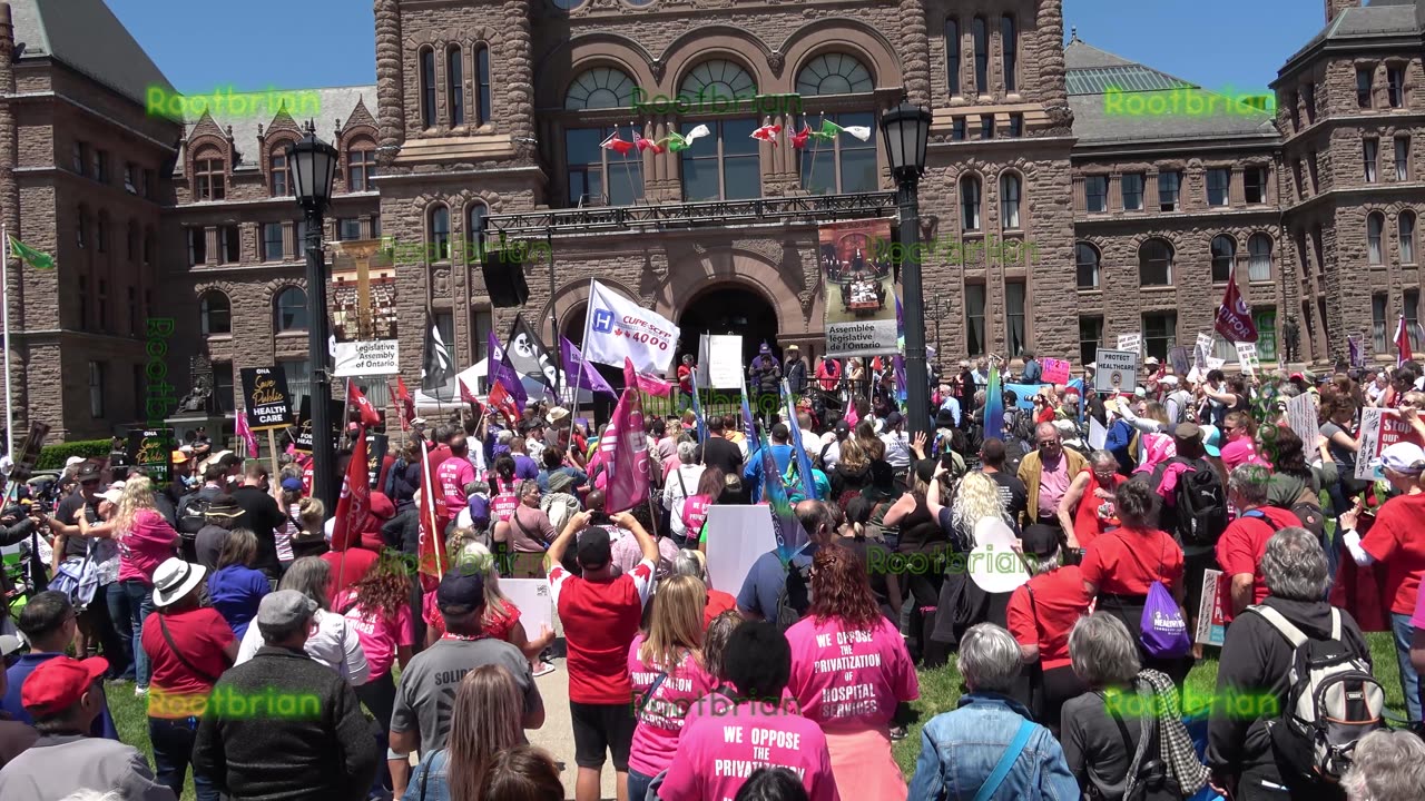 Stop the Privitisation of Public Health Care - Ontario health Coalition - May 30, 2024.