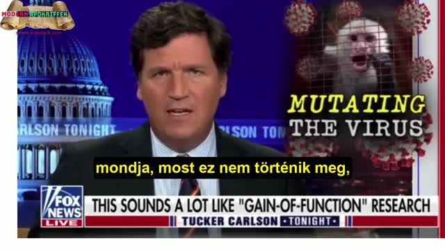 Tucker Carlson a világot megrengető 2023 januári Pfizer-botrányról, az "irányított vírus-evolúció"