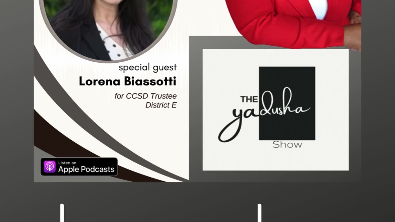 Special Guest: Lorena Biassotti, Candidate for CCSD Trustee (District E)