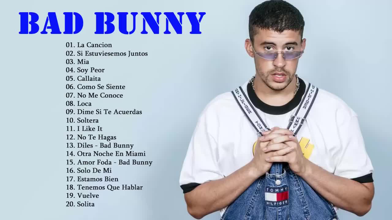 Bad Bunny Sus Mejores Exitos 2021 Bad Bunny Mix