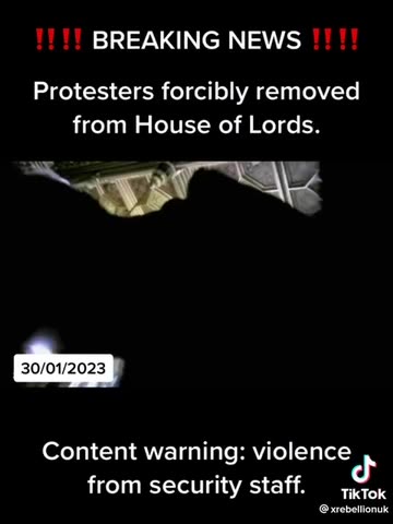 Protestor Speaks Up & Gets Thrown Out