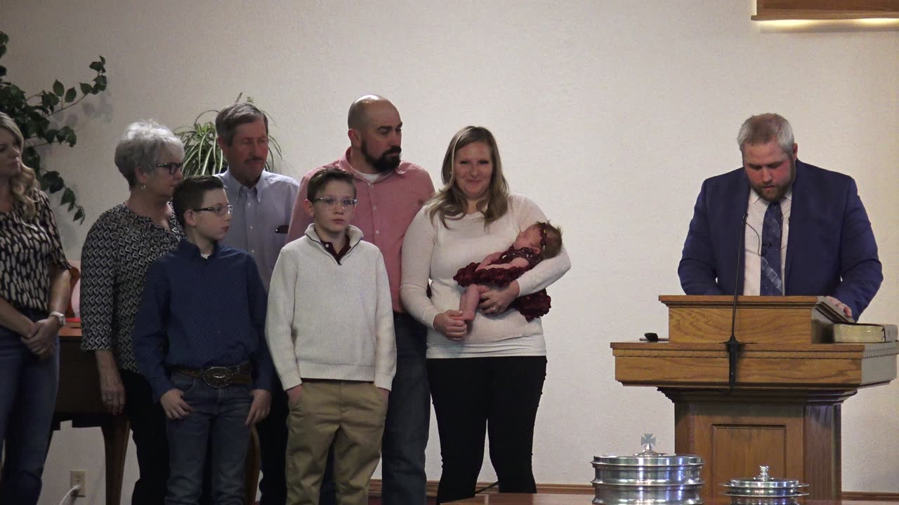 Blake Cates Baby Dedication/Are You a Child in God's Family?