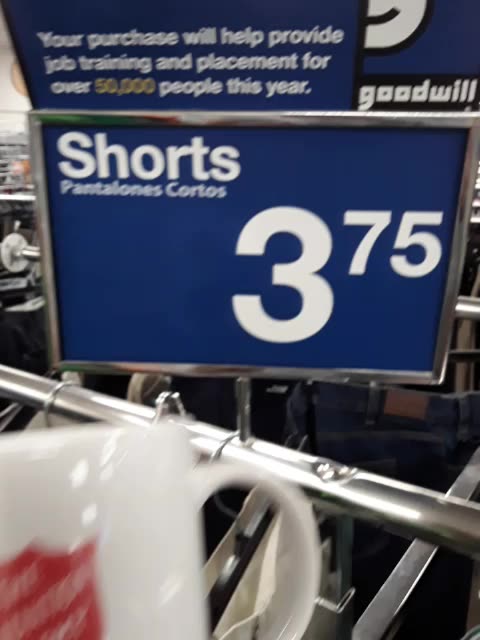 Selling Salvation Army stuff at Goodwill