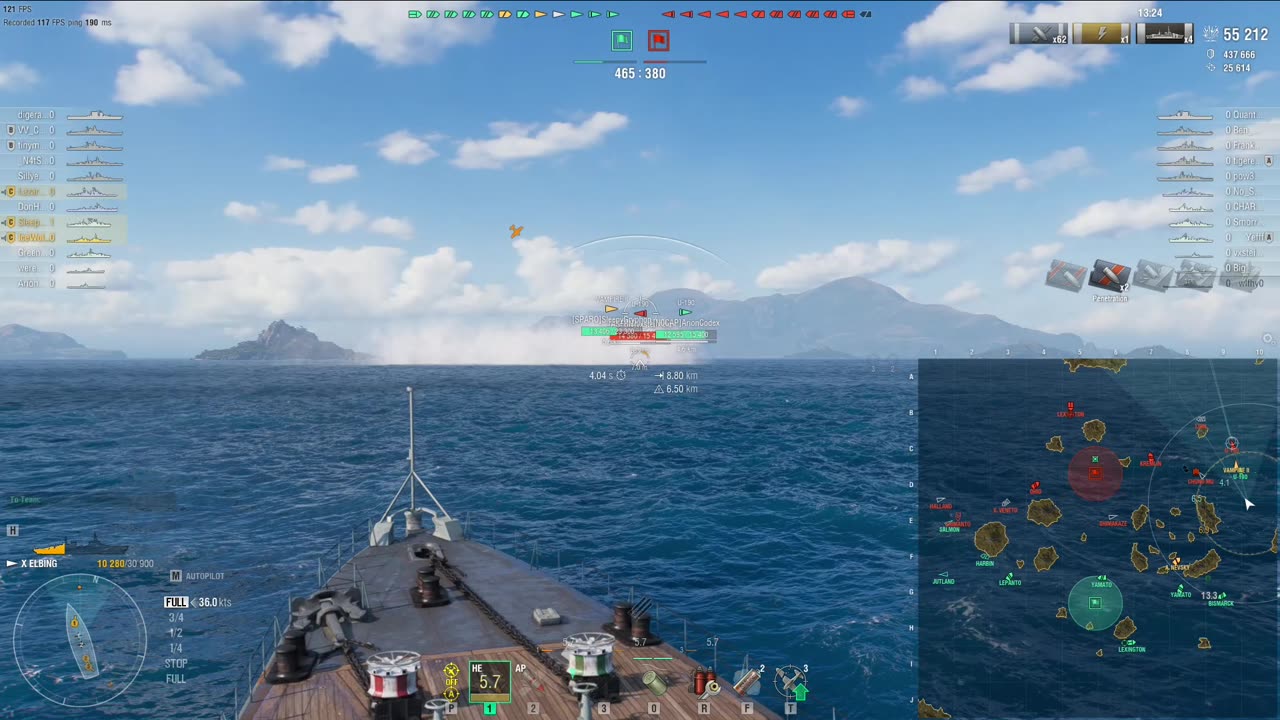 World Of Warships Hotspot , Elbing , with Laz and Gryphon