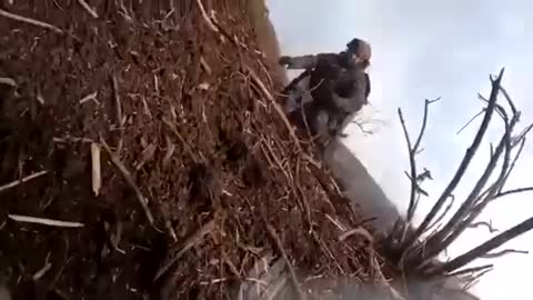 Arrival on Ukrainian position in Bakhmut direction