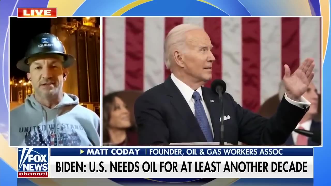 Oil worker calls out Biden over off-script SOTU remark