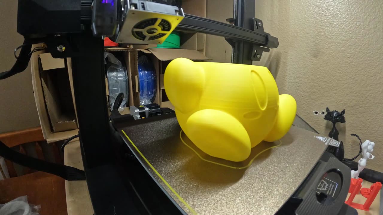 3D Kirby Planter Time Lapse