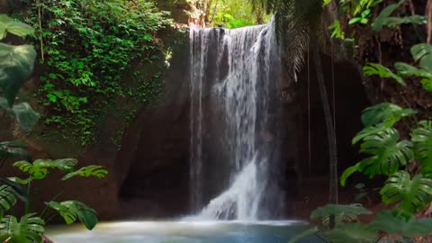 Relaxation Music and Waterfall Sounds - Make Your Energy Lighter and Your Mind Easier