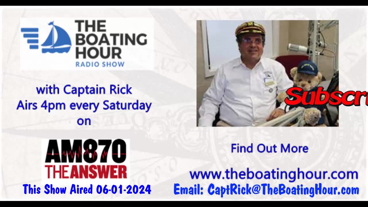 The Boating Hour with Captain Rick 06-01-2024