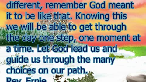 Daily Message from Rev. Ernie, February 7 2023