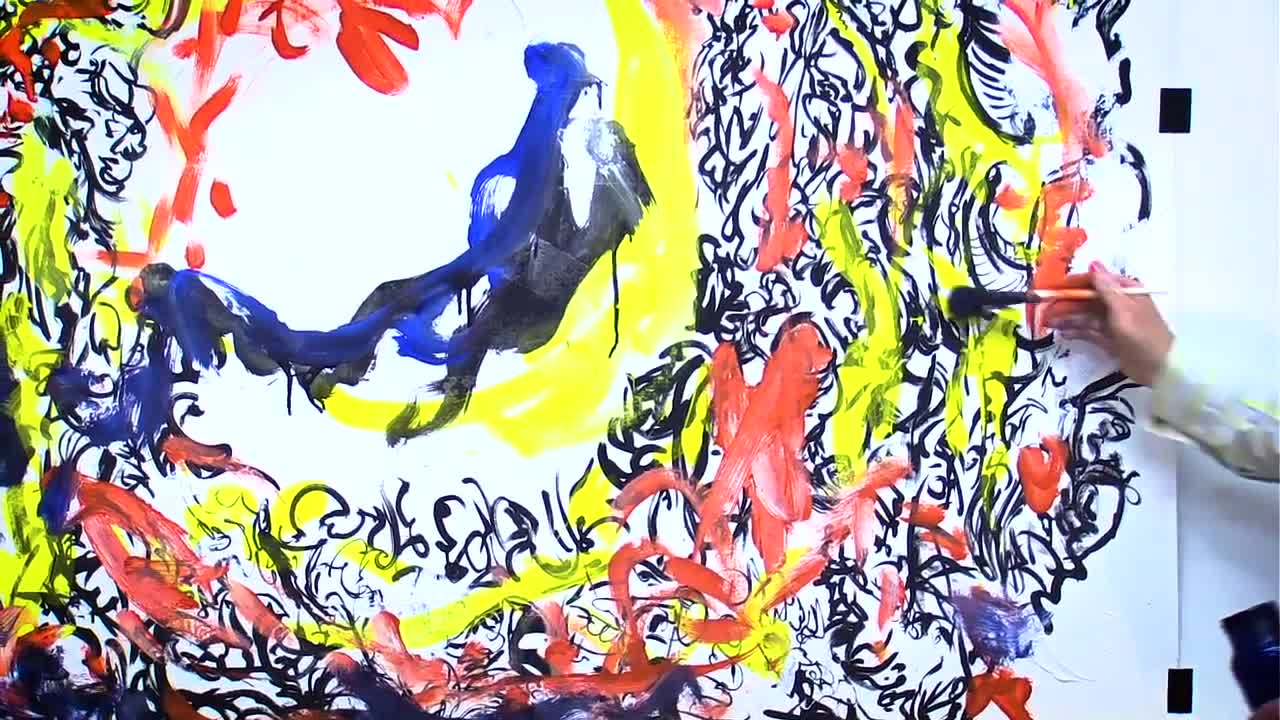 Syntony automatic painting performance short vol.1