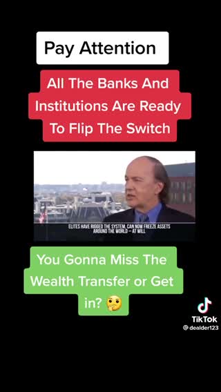 LISTEN 👂 ALL BANKS 🏦 AND INSTITUTIONS🗓️ ARE READY TO FLIP 🚥THE SWITCH