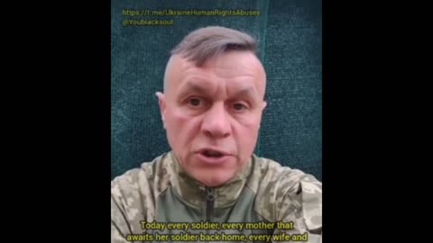 ⚫️Disgruntled Ukrainian Soldiers?